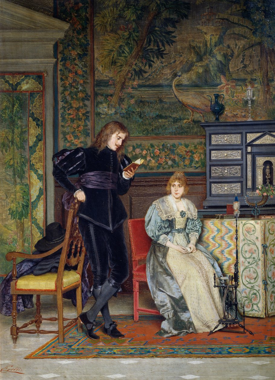 Sixteenth century interior scene by Odoardo or Edoardo Gelli