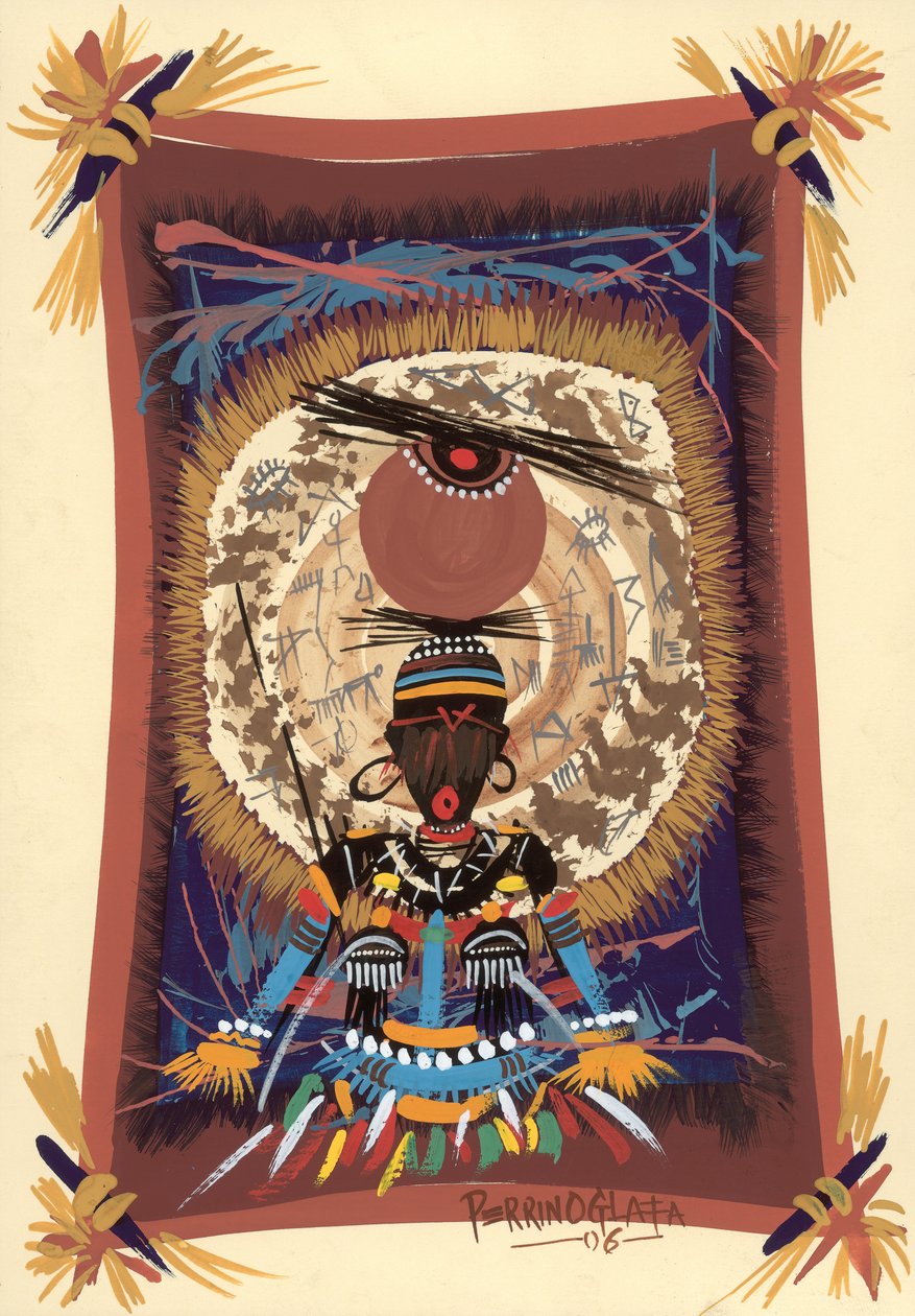 Diviner Tray, 2006 by Oglafa Ebitari Perrin