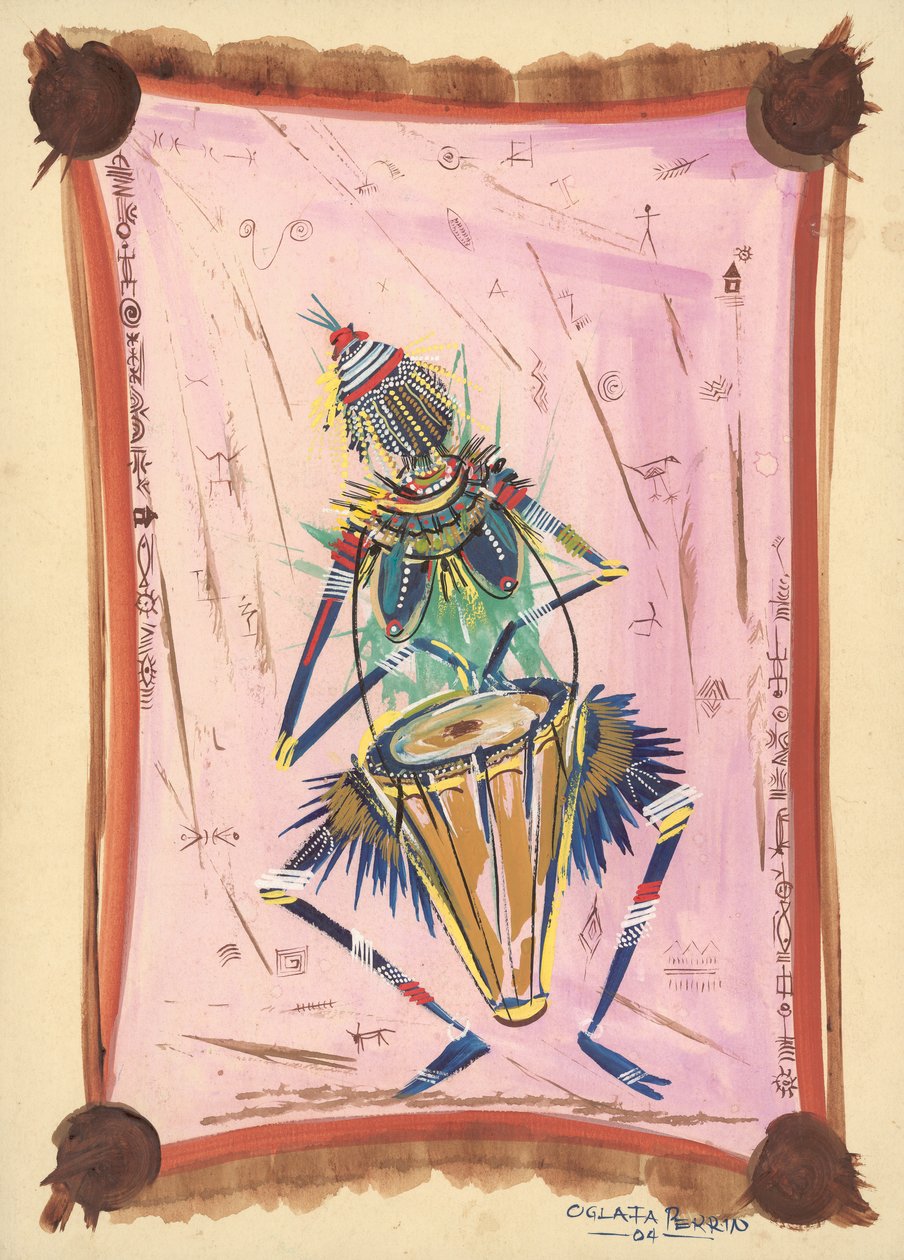 The Happy Drummer, 2004 by Oglafa Ebitari Perrin
