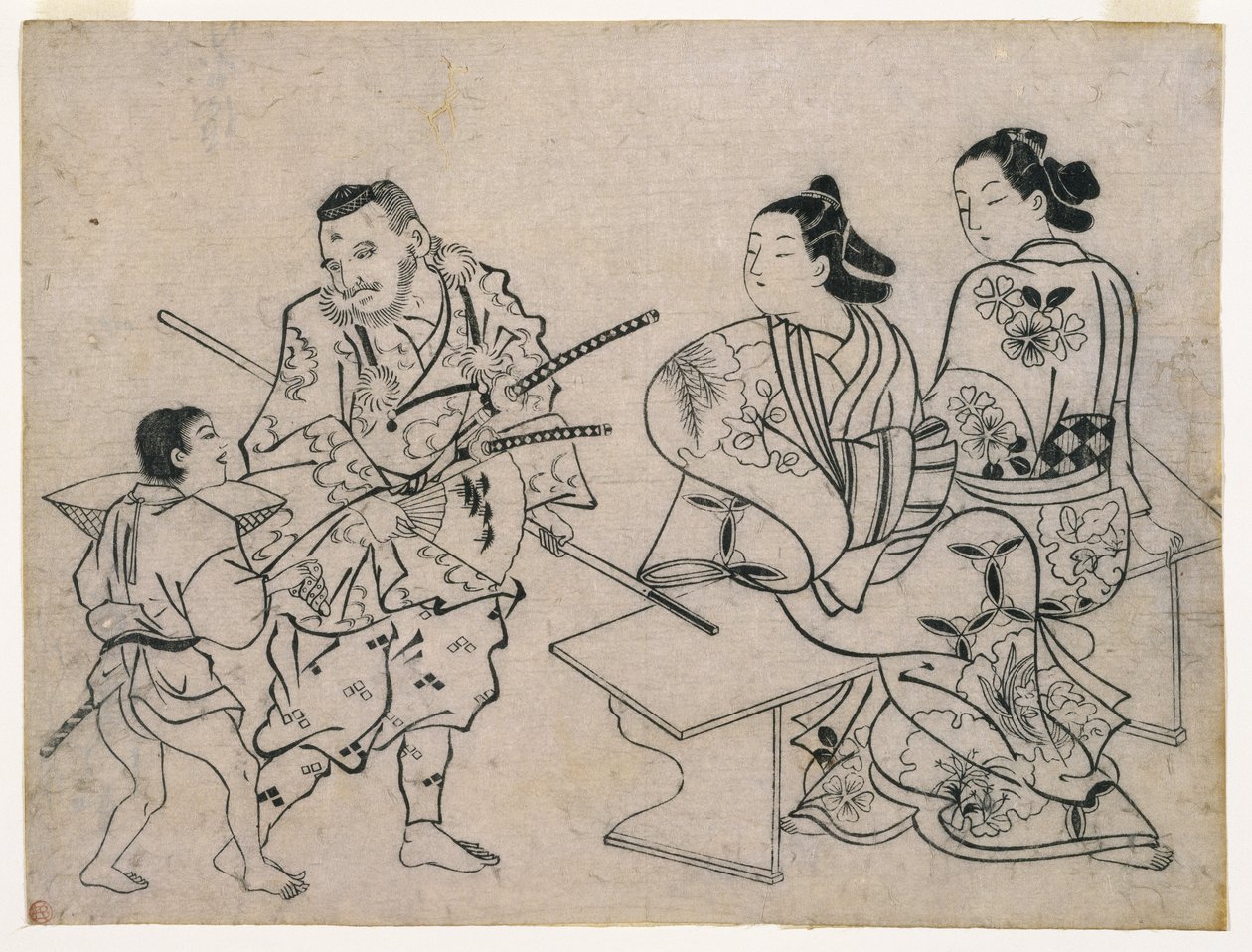 Sumizuir-e, c.1710 by Okumura Masanobu