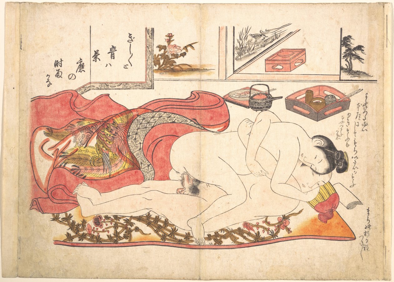Bedroom Scene by Okumura Masanobu