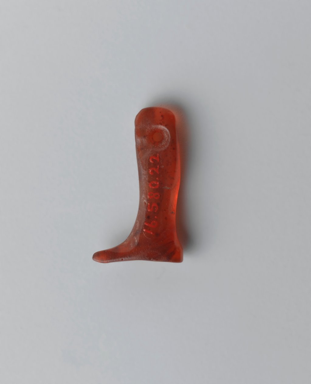 Amulet of a human right leg by Old Kingdom Egyptian