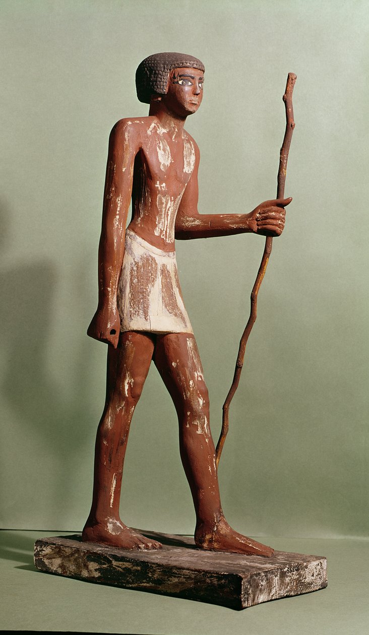 Model of an official by Old Kingdom Egyptian