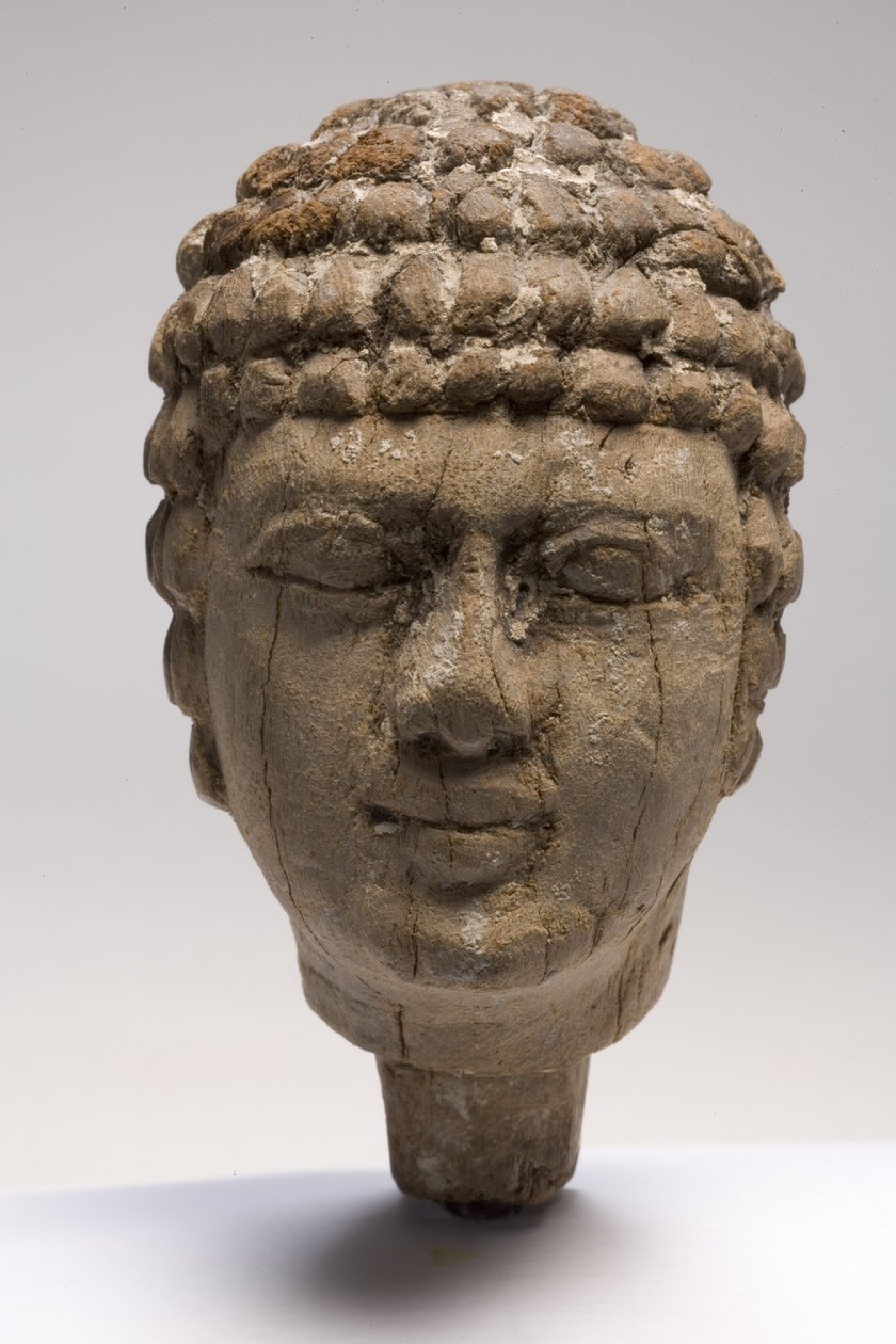 Head of a man by Old Kingdom Egyptian
