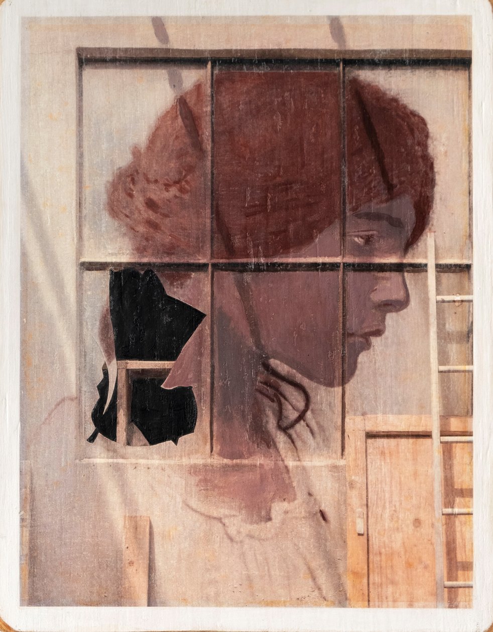 Portrait on Wall by Olivia Gozzano