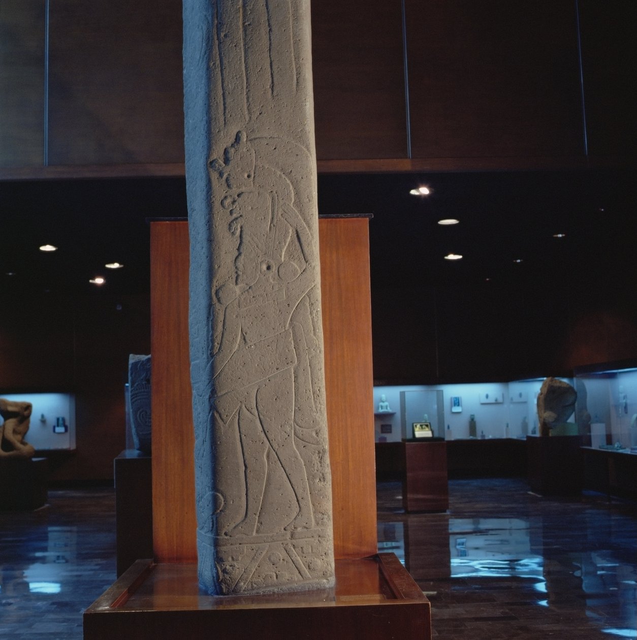 Stele from Alvarado, Veracruz state, Pre-Classic Period by Olmec