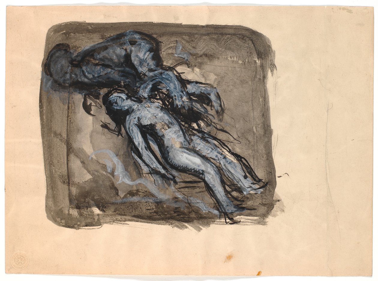 Zephyr Abducts Psyche by Oluf Hartmann