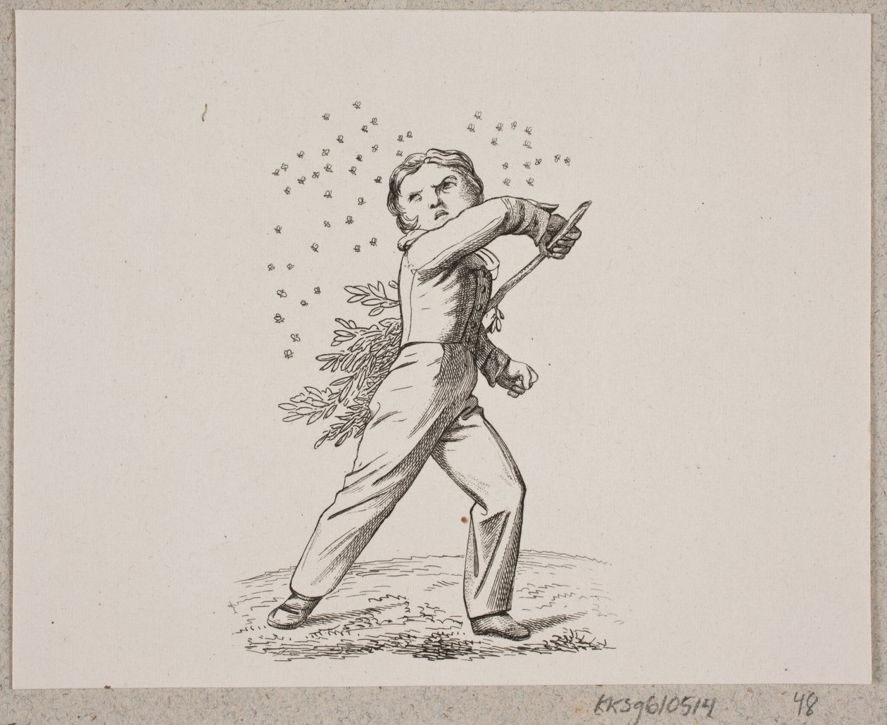 The Boy and the Mosquito by Oluf Olufsen Bagge