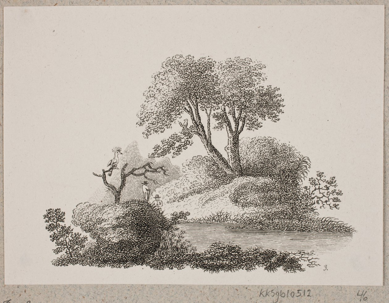 The Hoopoe and the Nightingale by Oluf Olufsen Bagge