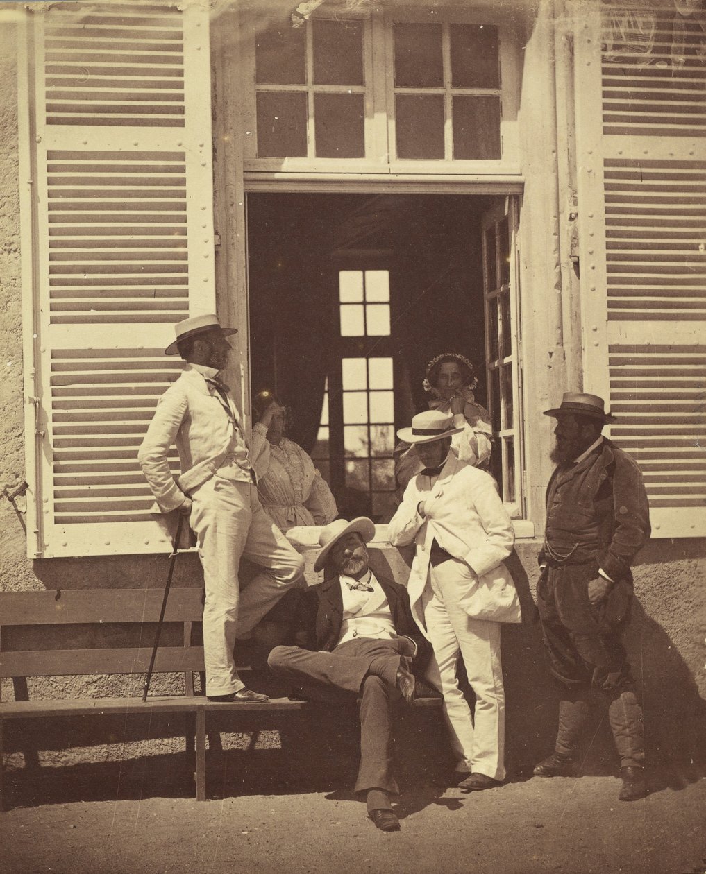 Quelques familiers de Louis Robert, ca. 1860 by Olympe Aguado