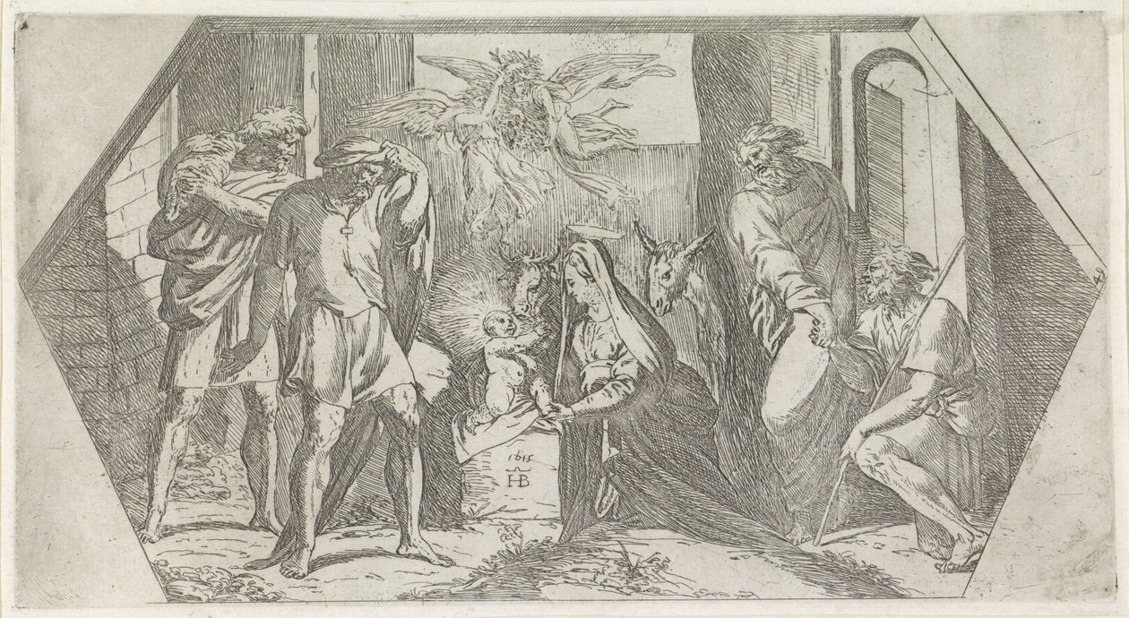 Adoration by the Shepherds by Orazio Borgianni