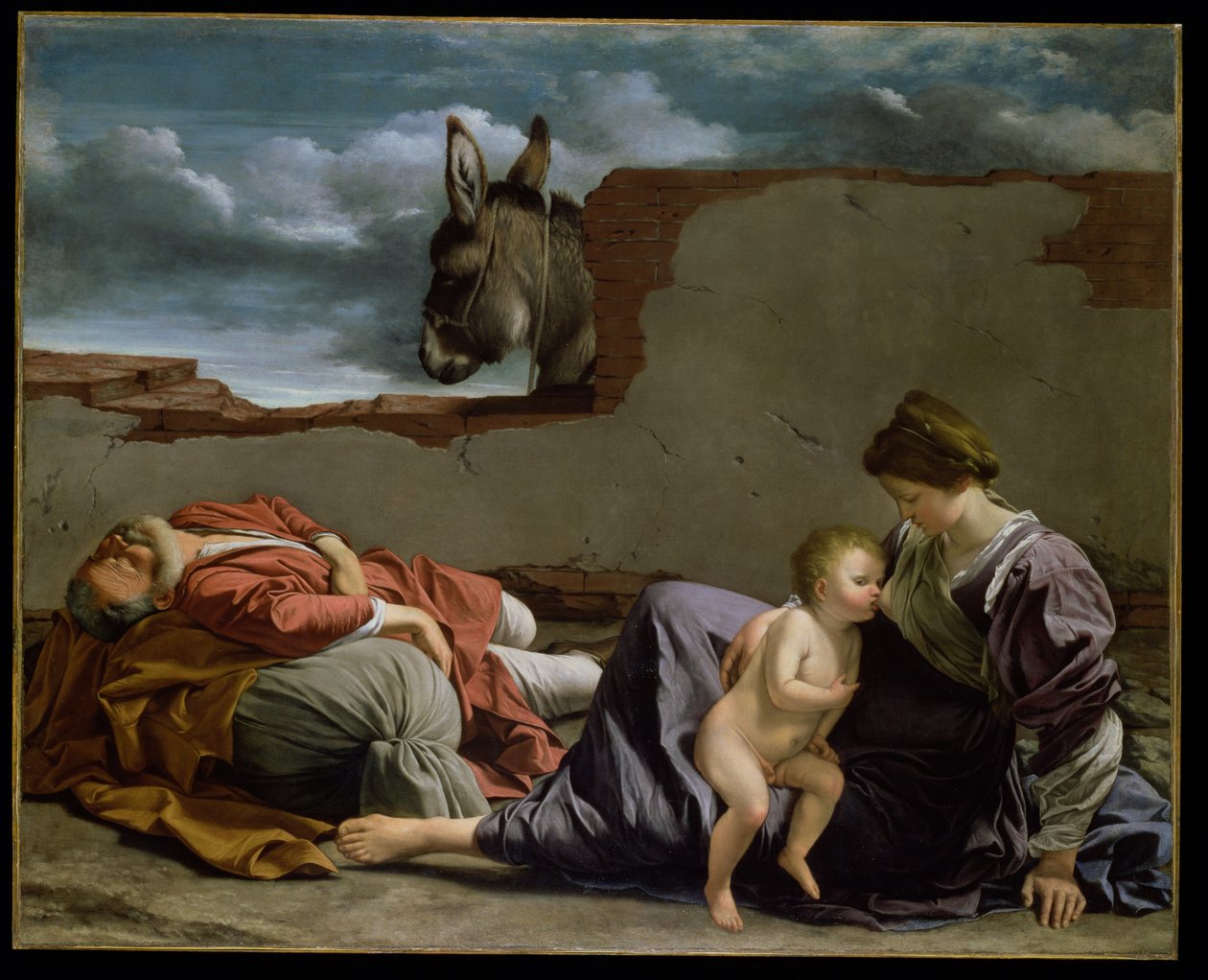 Rest on the Flight into Egypt by Orazio Gentileschi