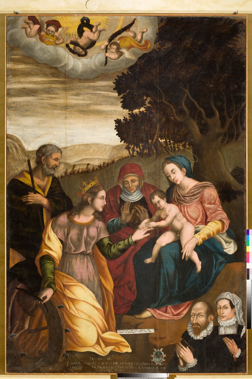 Marriage of St. Catherine by Orazio da Spinazzola Iacobetta