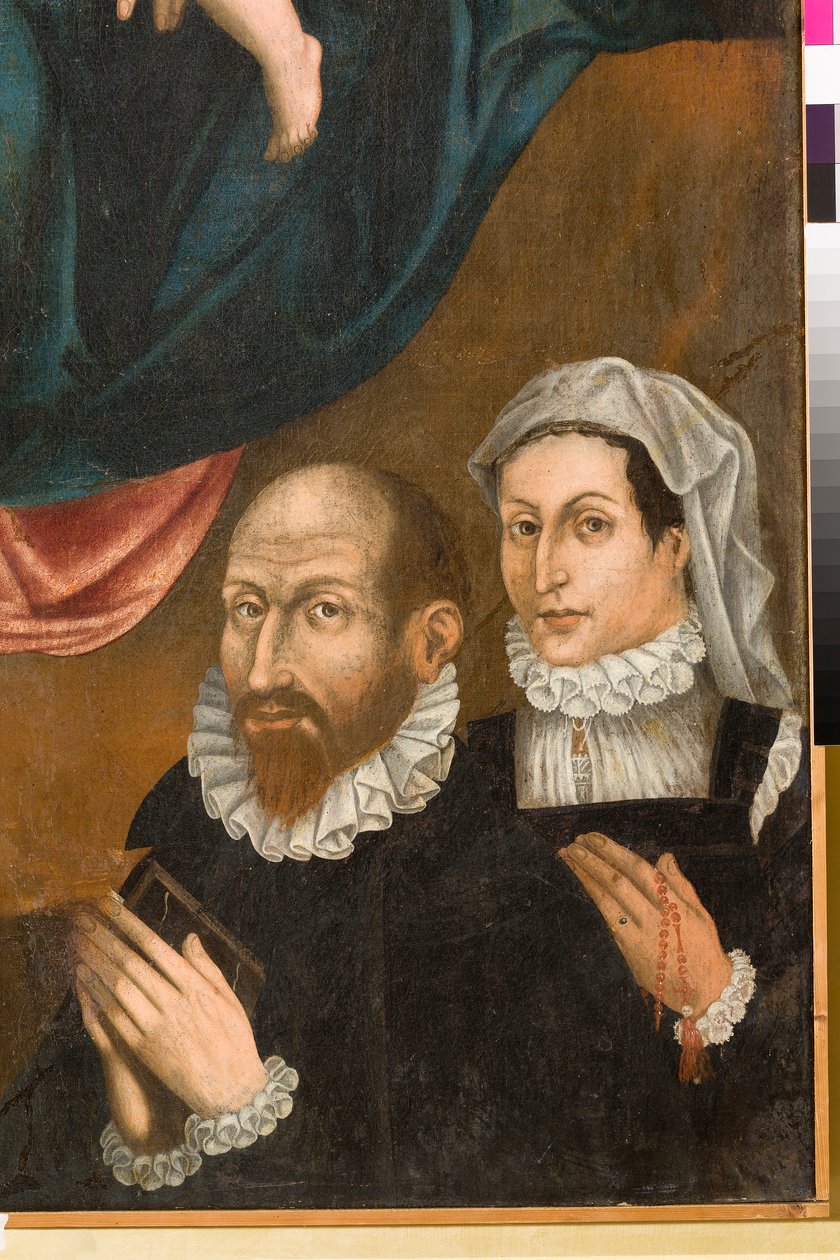 Marriage of St. Catherine (detail) by Orazio da Spinazzola Iacobetta