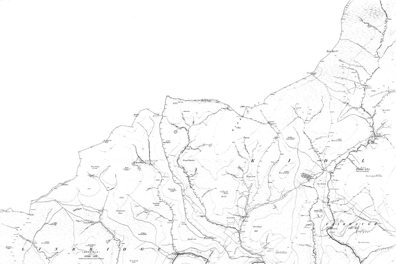 Map of Northumberland by Ordnance Survey