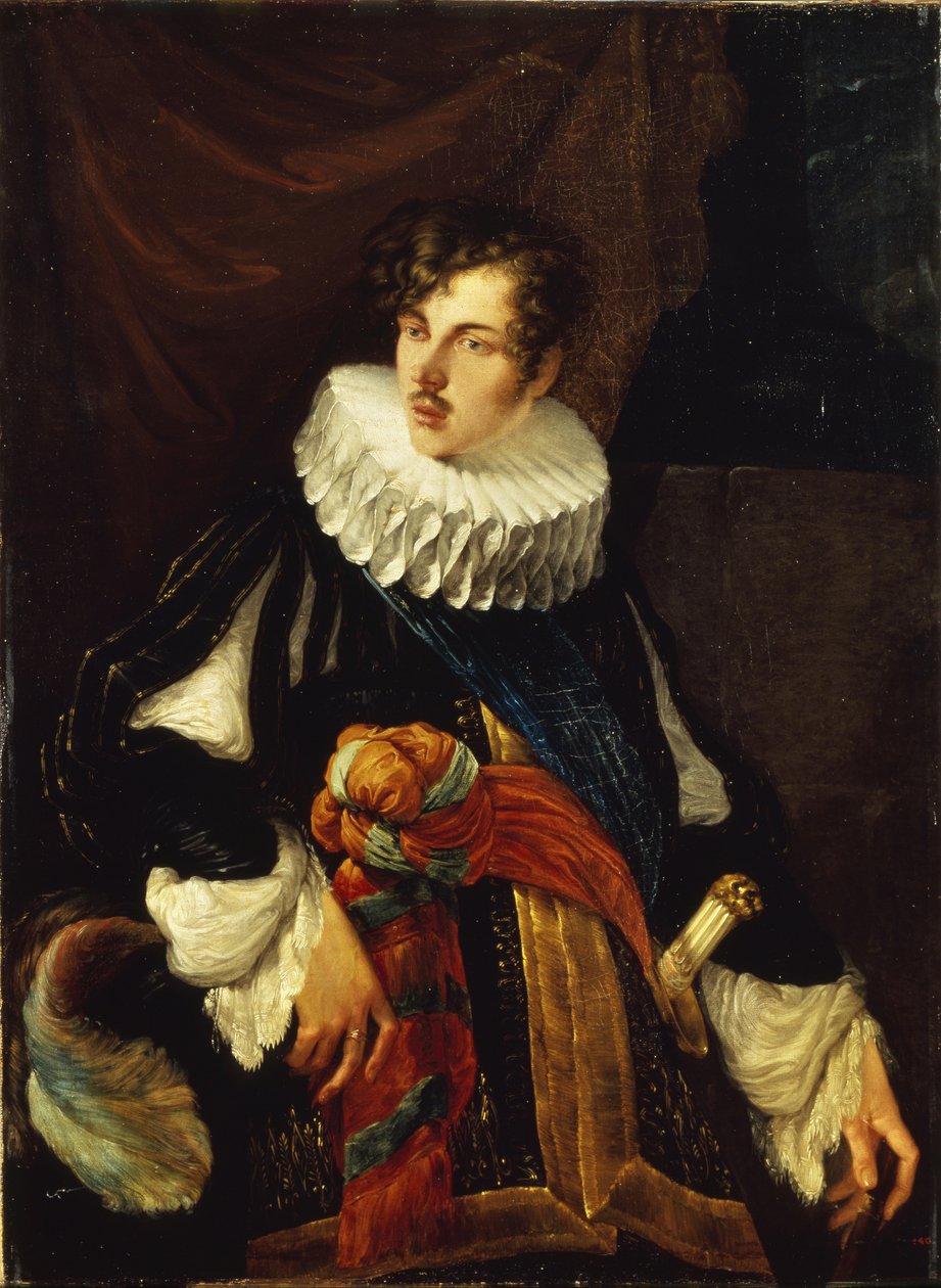 Portrait of Count Vasily Alekseevich Perovsky in Spanish Costume of the 17th century by Orest Adamovich Kiprensky