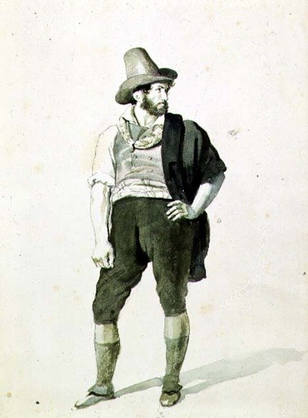 The Young Italian, c.1834 by Orest Adamovich Kiprensky