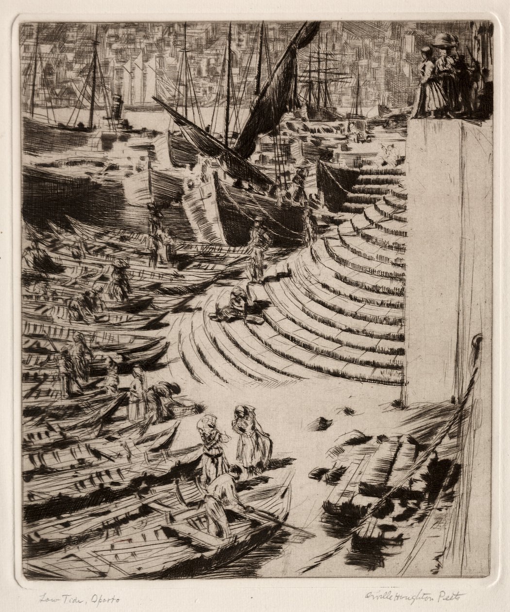 Low Tide, Oporto by Orville Houghton Peets