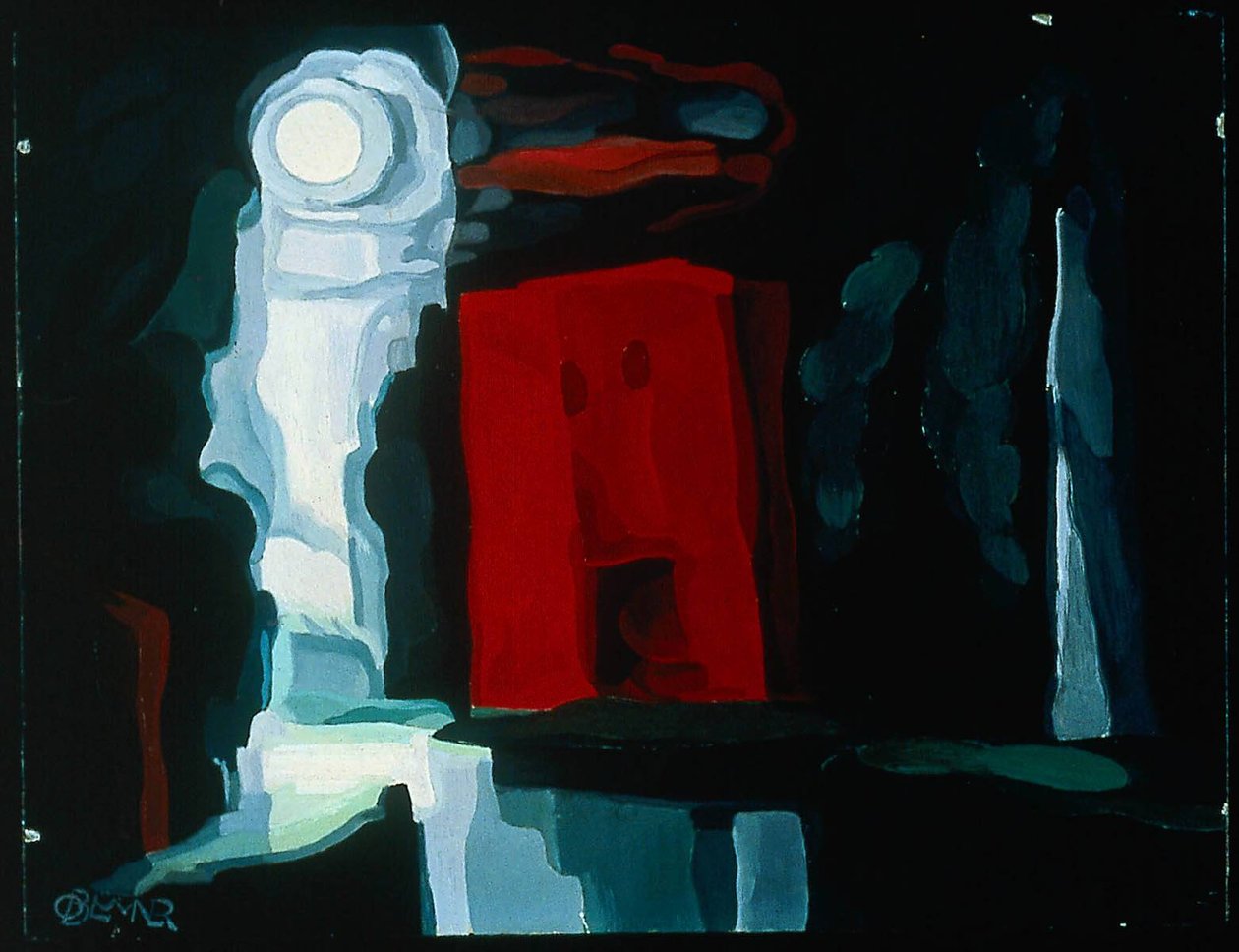 Moon-Night Mood by Oscar Florianus Bluemner