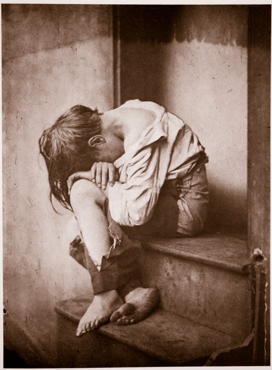 A night out, homeless, c.1857 by Oscar Gustav Rejlander