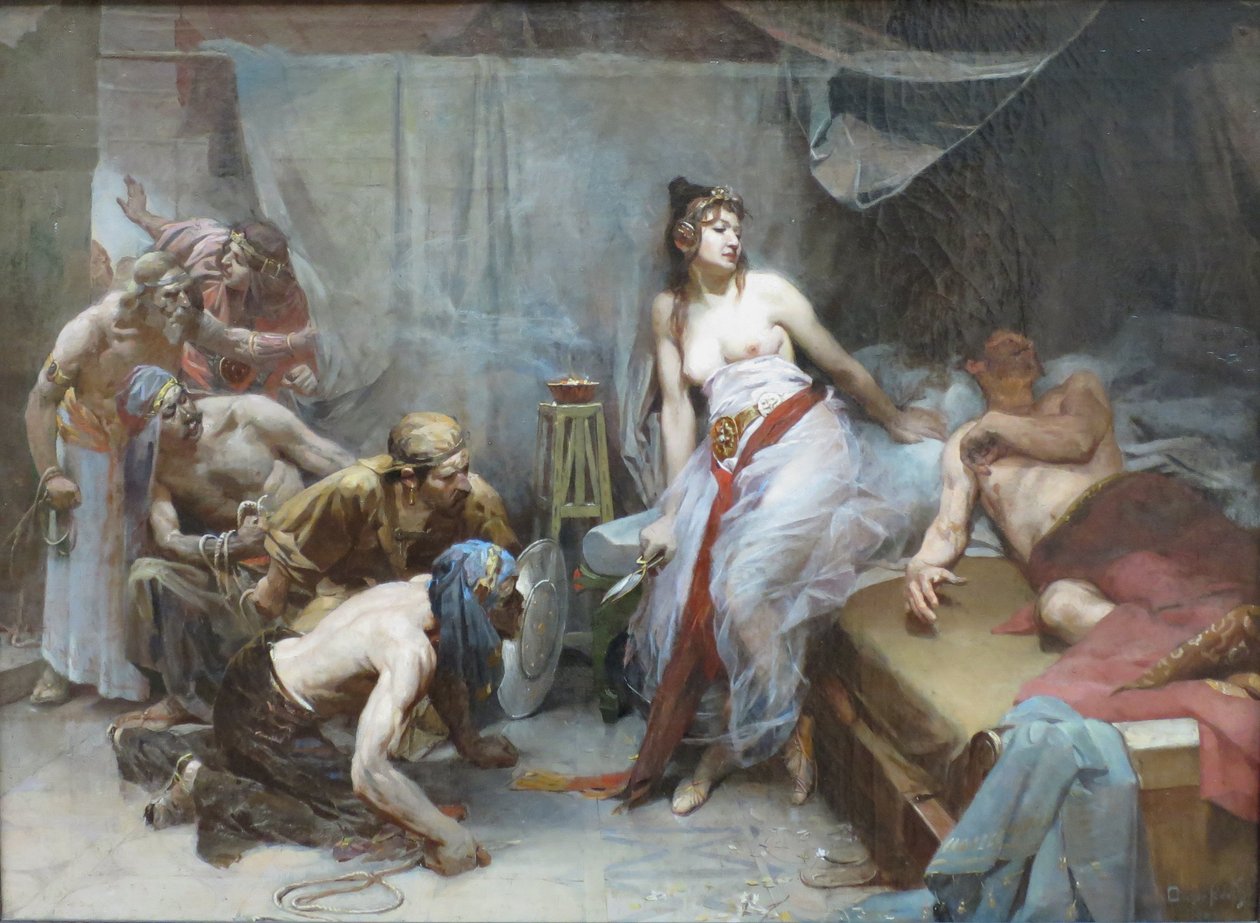 Samson and Delilah by Oscar Pereira da Silva