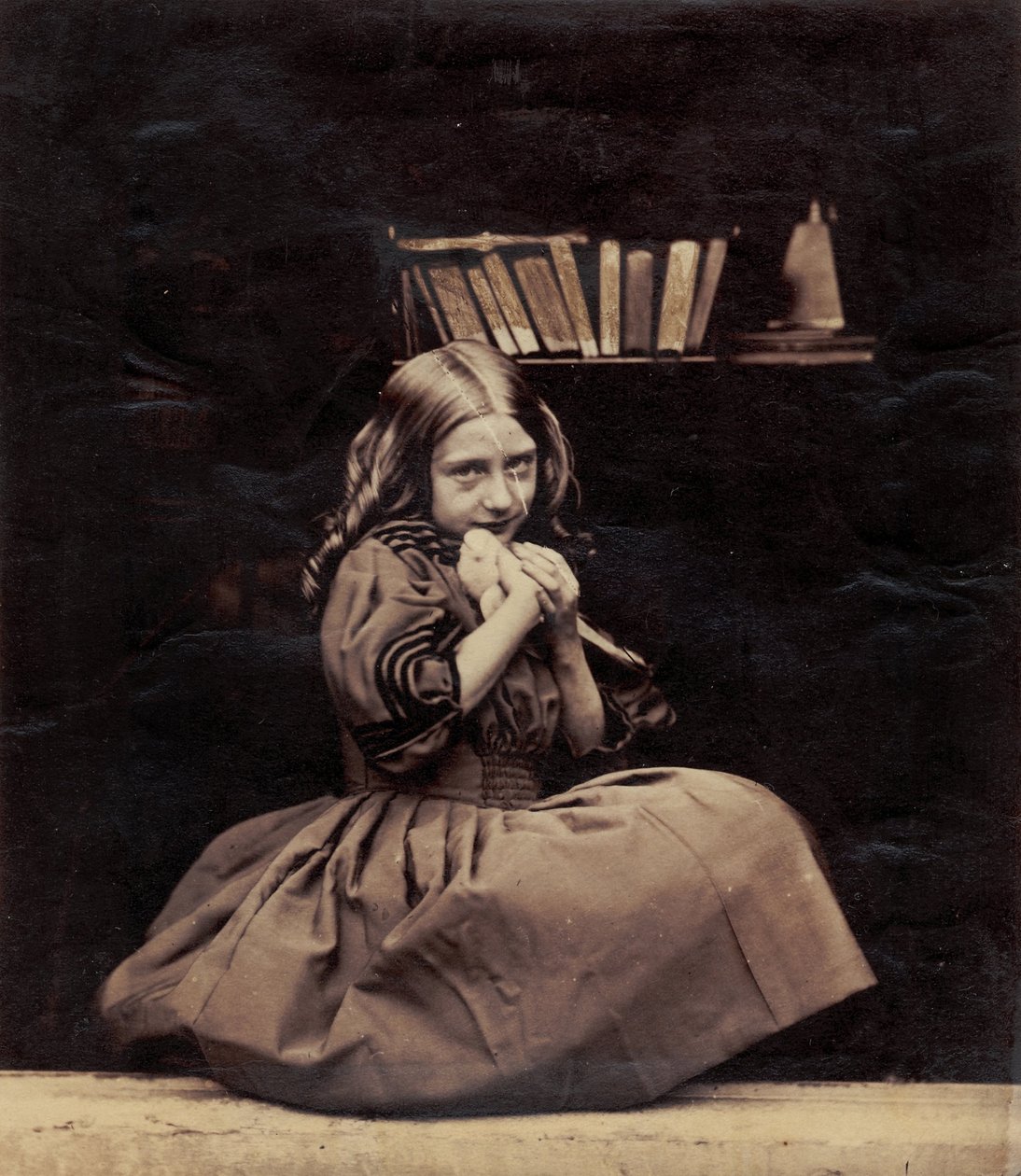 Girl with Dove by Oscar Gustav Rejlander