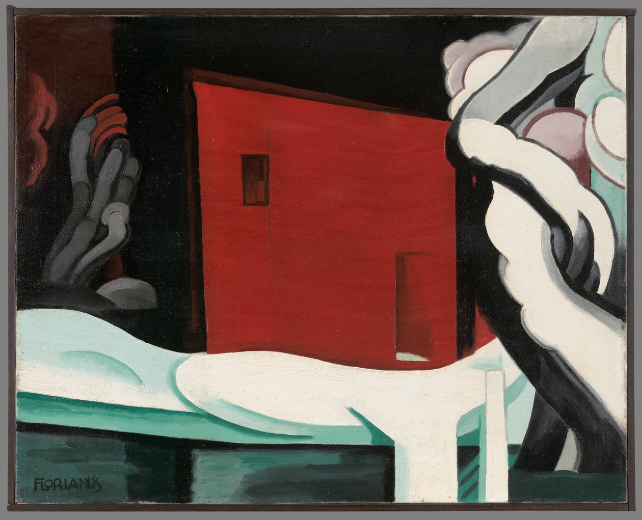 Snow and Glow by Oscar Bluemner