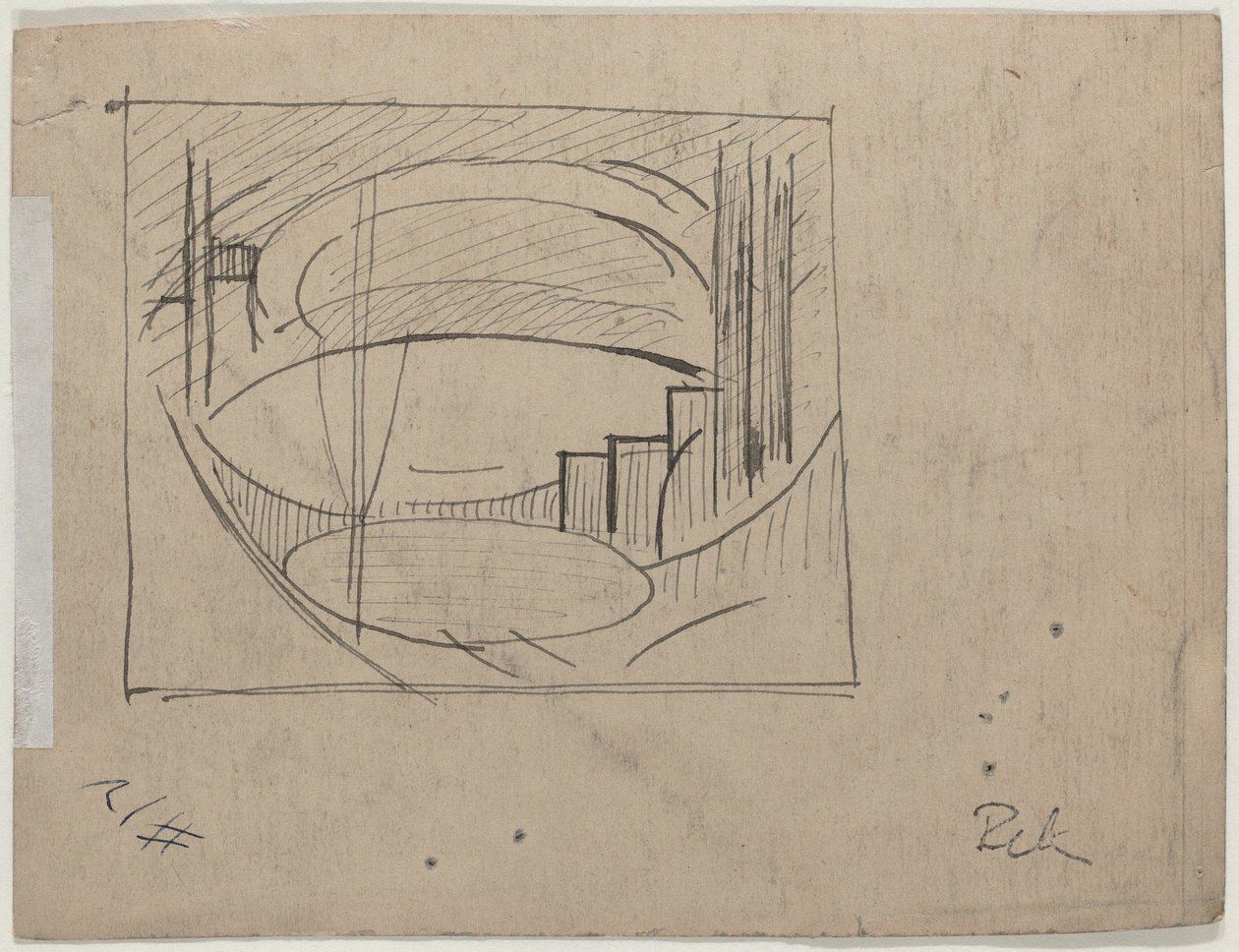 Study for Soho by Oscar F. Bluemner