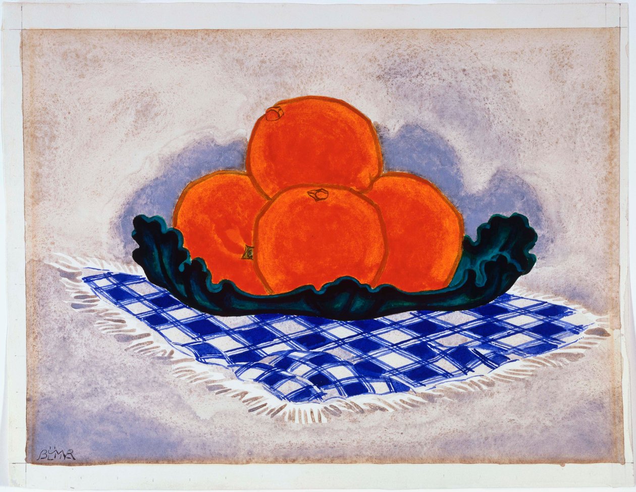 Oranges by Oscar Florianus Bluemner
