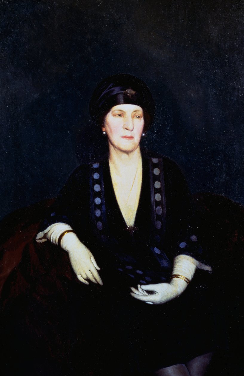 Portrait of Alaide Banti by Oscar Ghiglia