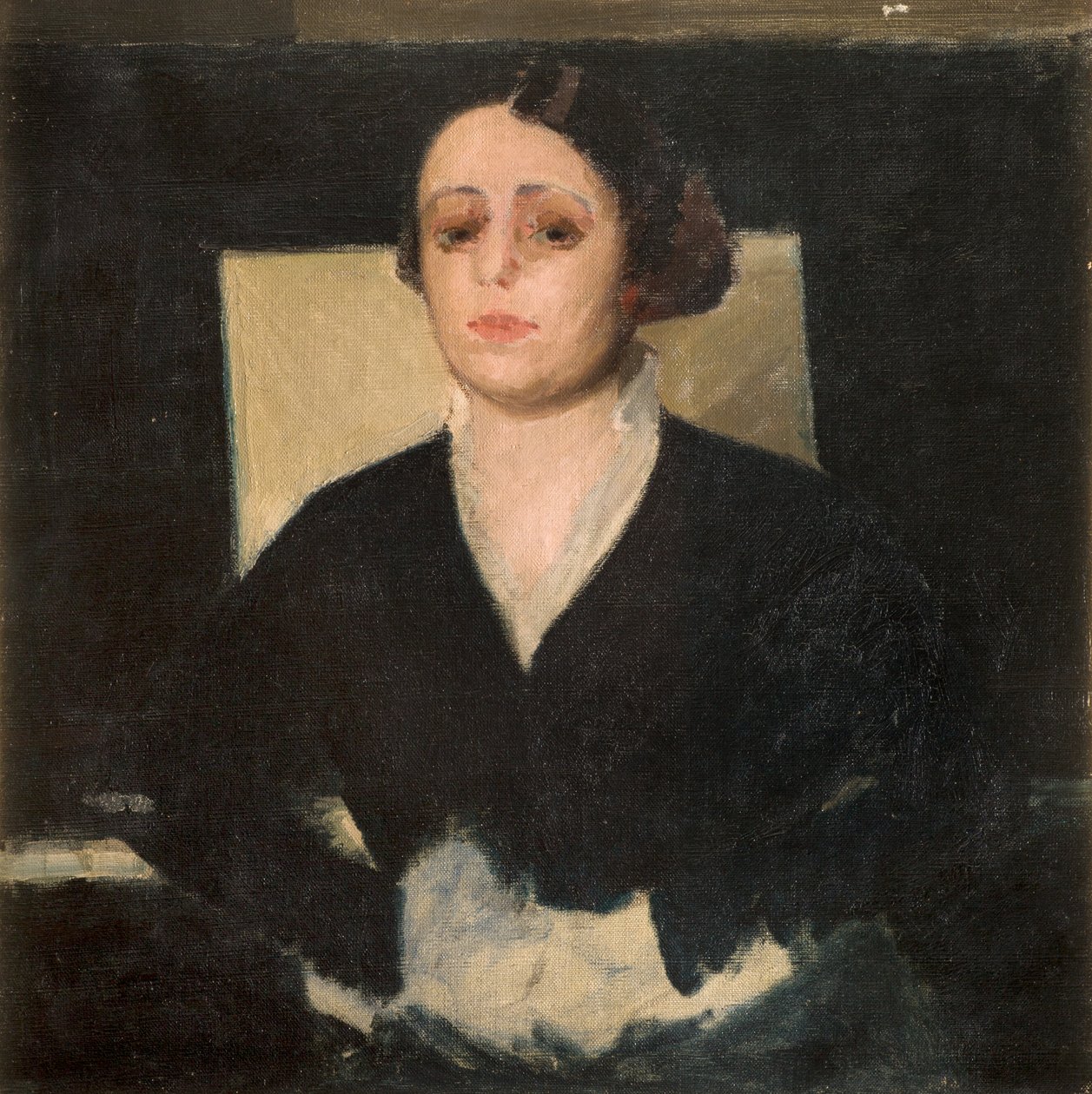 Portrait of Elvira Giannelli by Oscar Ghiglia