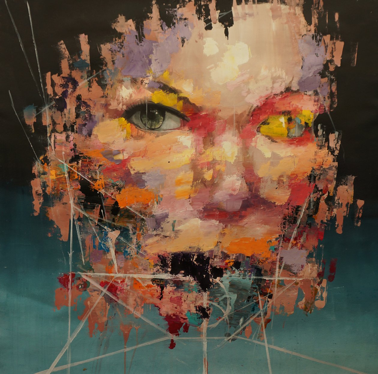 Distorted Color Model 2, 2018-2025 by Oscar Nin