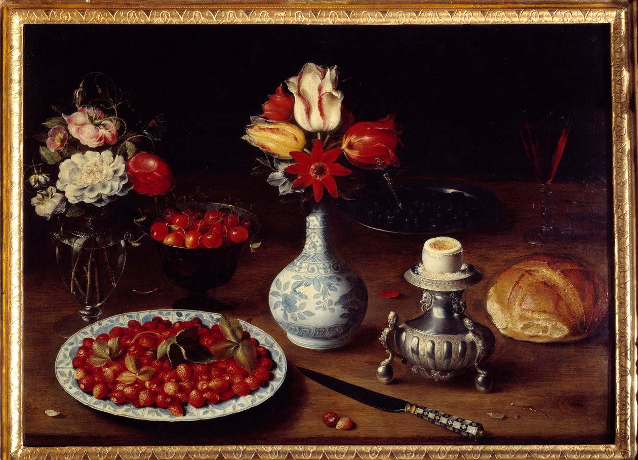 Still Life with Flower Vase by Osias the Elder Beert