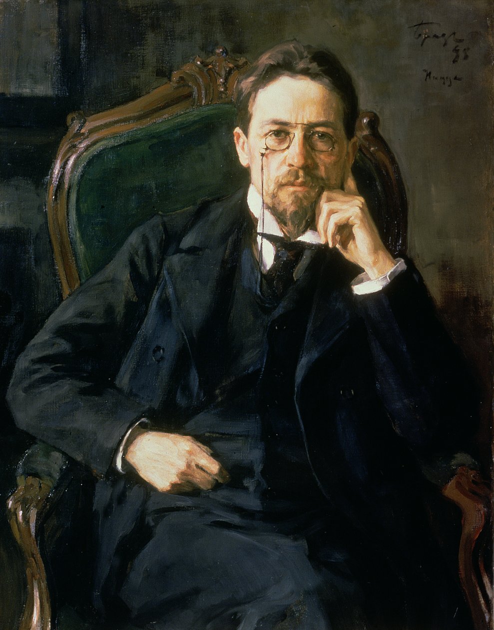 Portrait of Anton Pavlovich Chekhov, 1898 by Osip Emmanuilovich Braz
