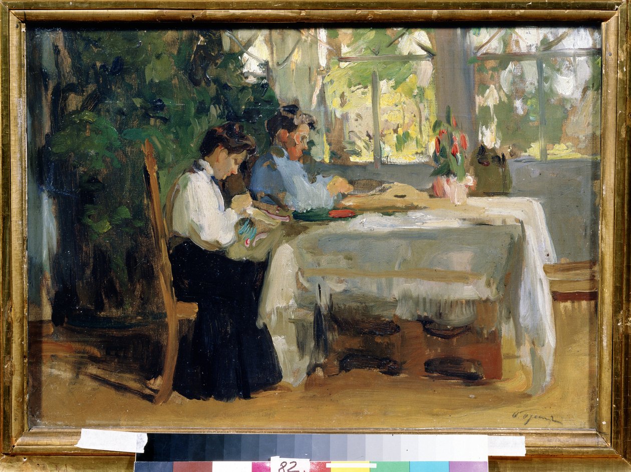 In the Veranda by Osip Emmanuilovich Braz