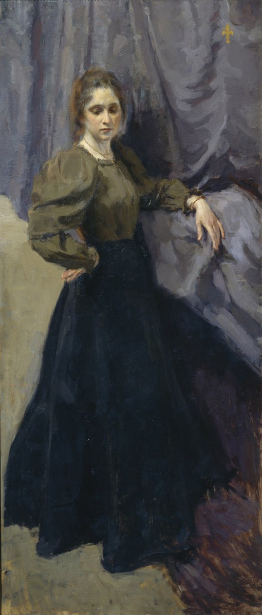 Portrait of the painter Yelizaveta Martynova by Osip Emmanuilovich Braz