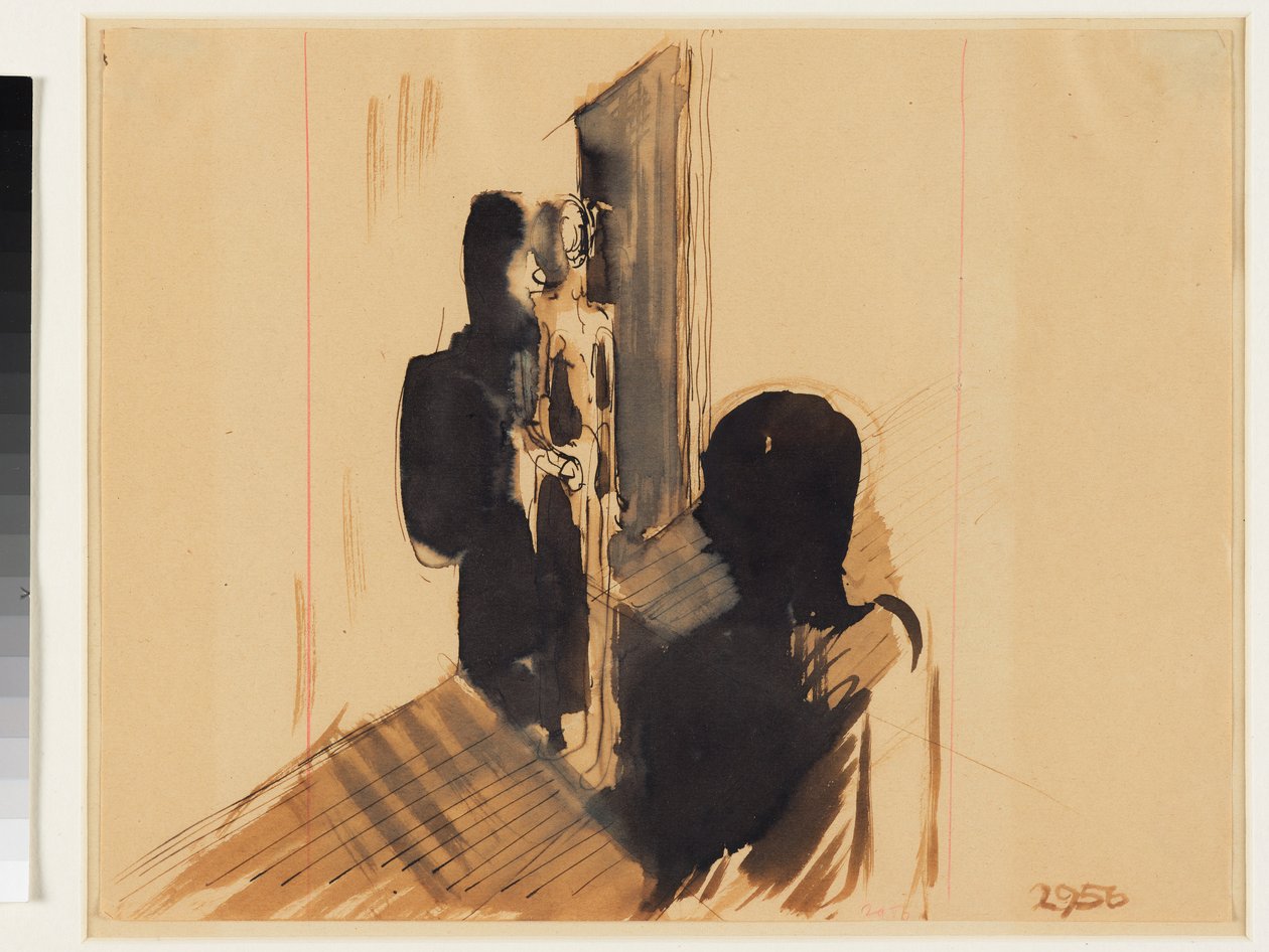 Group in Interior by Oskar Schlemmer