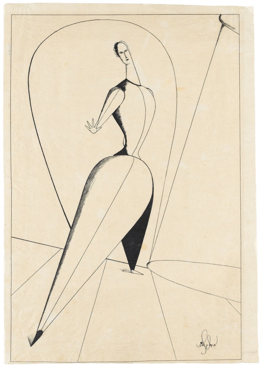 Dancer by Oskar Schlemmer