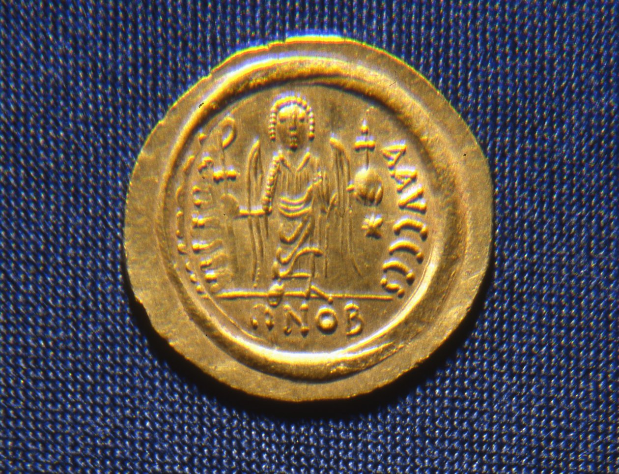 Coin of King Totila, 541-52 by Ostrogothic
