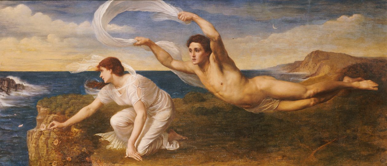 Boreas and Orithyia by Oswald von Glehn