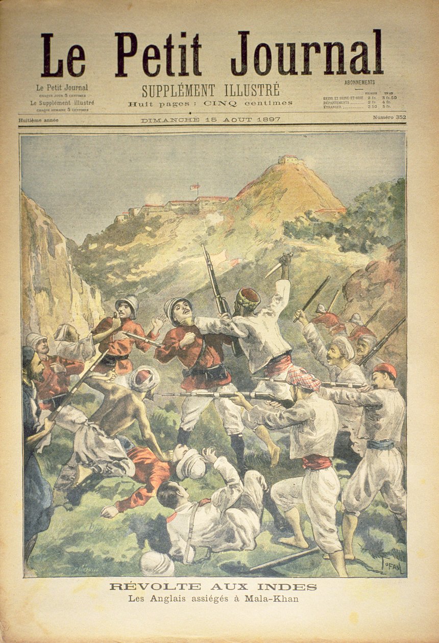 Revolt in India: the English Besieged at Mala-Khan, front cover of 