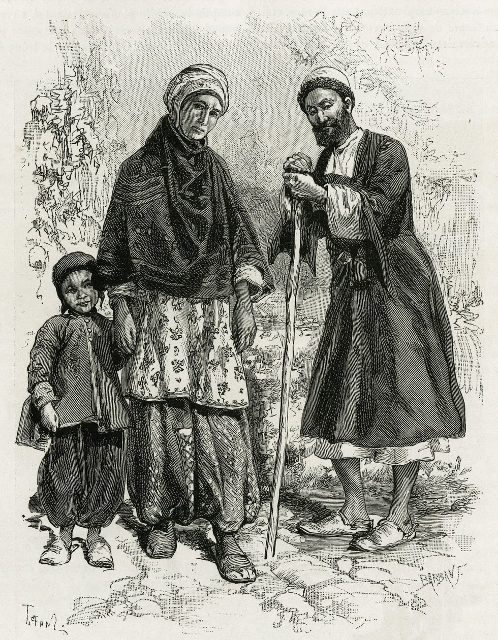 A Guebre Family by Oswaldo Tofani