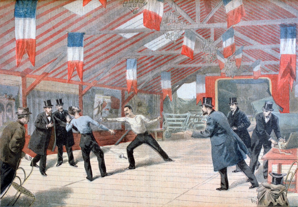 A Tragic Duel: The Death of Monsieur Harry Alis, 1895 by Oswaldo Tofani