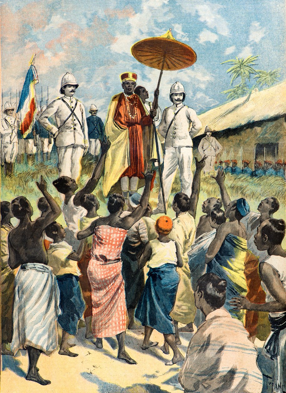 Acclamation of the New King of Dahomey by Oswaldo Tofani