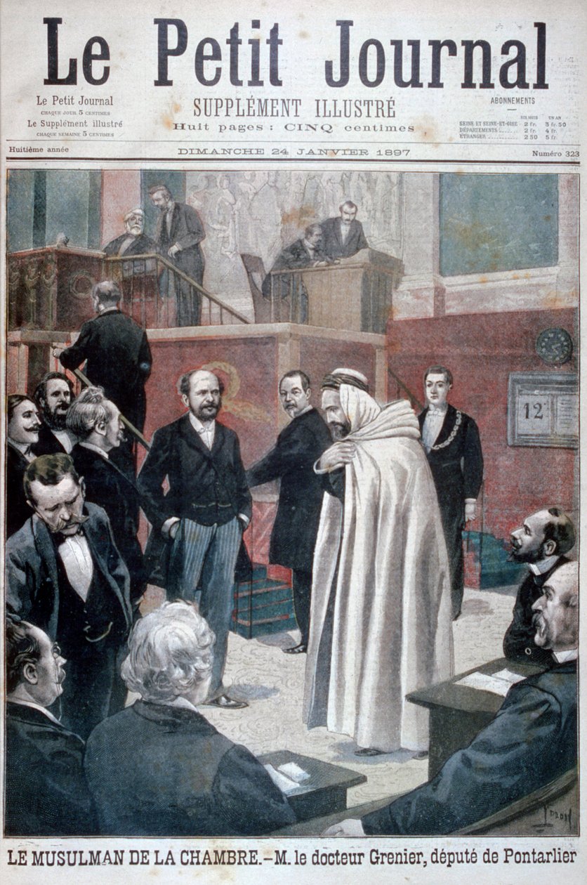 Dr Philippe Grenier, the first Muslim Deputy in the French National Assembly by Oswaldo Tofani