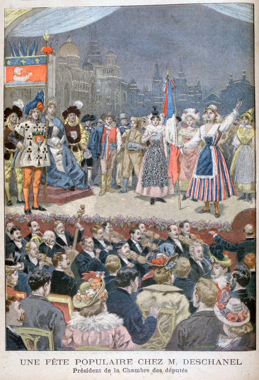 Festivity Popular with Paul Deschanel, President of France, 1900 by Oswaldo Tofani