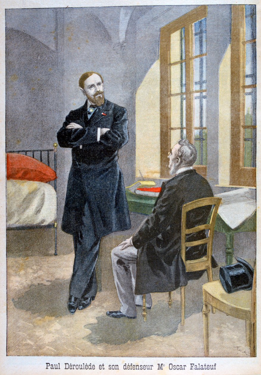 Paul Déroulède and his defender Oscar Falateuf by Oswaldo Tofani