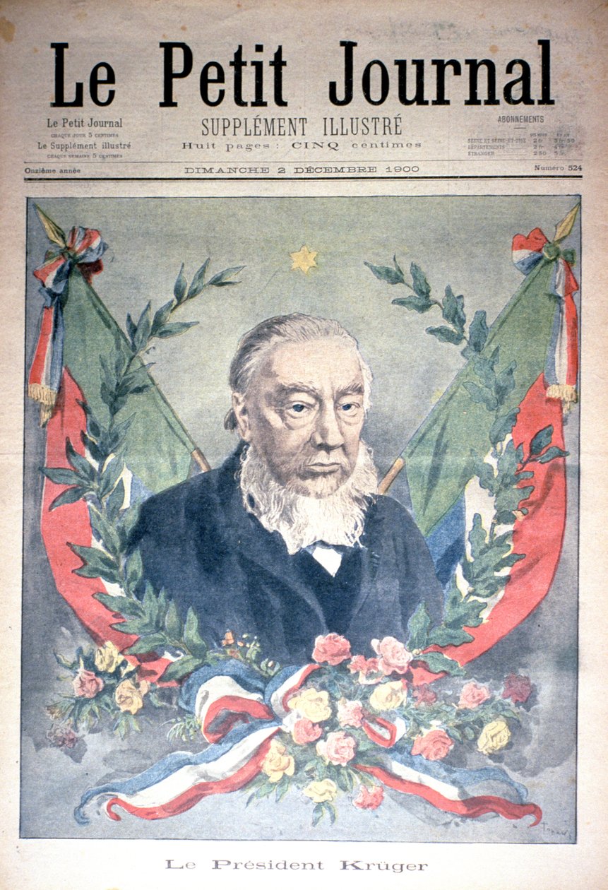 President Kruger, front cover of 