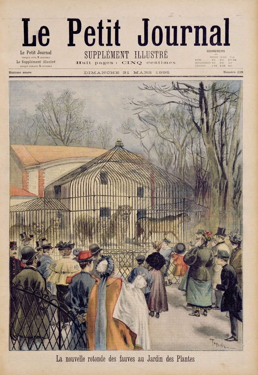 The New Wildcat House at the Jardin des Plantes, from 