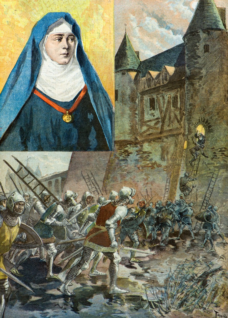 The Benedictine Nun Julienne Duguesclin by Oswaldo Tofani